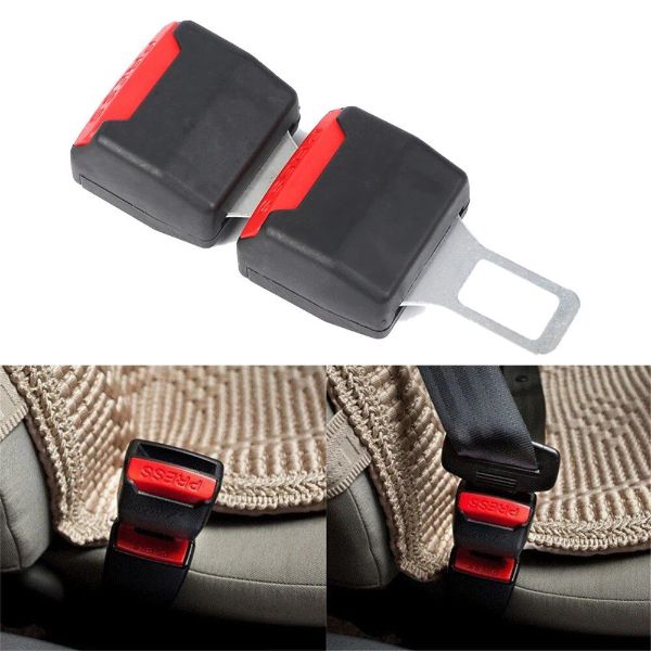 AD - SR 2-Pack Seat Belt Extender – Car Safety Belt Buckle Extension Clip