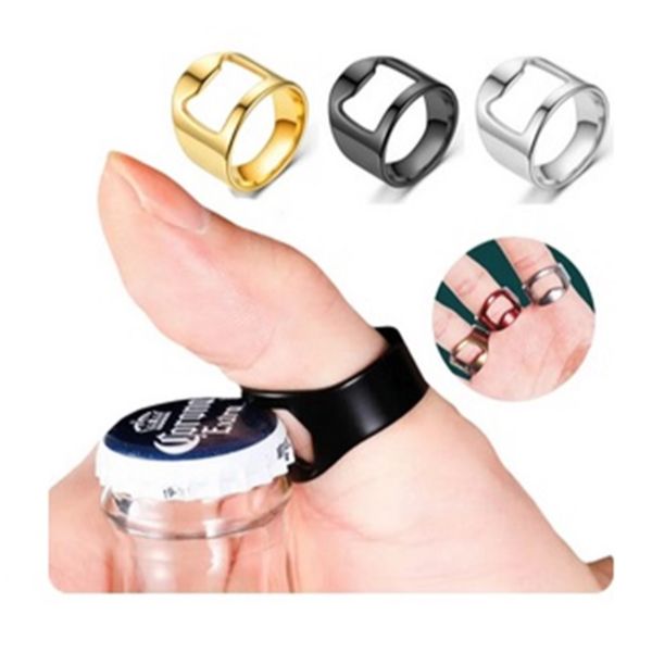 AD - SR Stainless Steel Punk Ring Bottle Opener