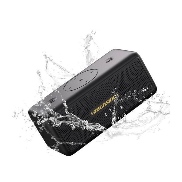 AD - SR Portable Bluetooth 5.3 Speaker: 40W 360° Stereo Sound, IPX7 Waterproof with 30H Playtime & USB Connectivity