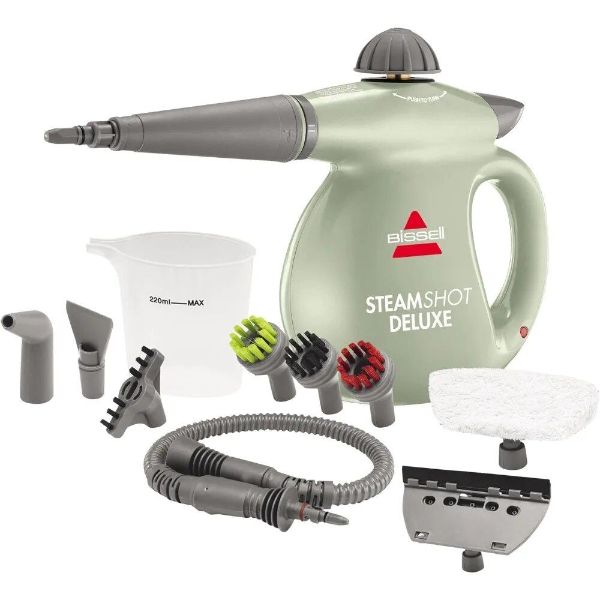 AD - SR Multi-Purpose Steam Cleaner – 1000W Handheld Steamer with 10 Accessories for Home Sanitization